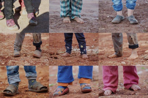 お知らせ:シリア難民の子供たちにシューズを!(写真1)