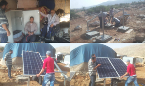 パレスチナ アルアカバ村の村長からのお礼のお手紙（写真1）